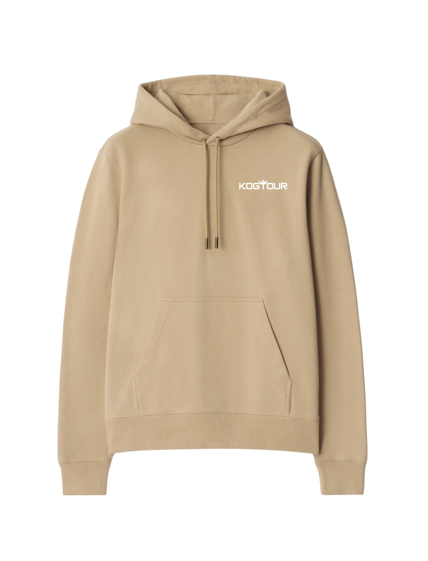 Beige Crown Hoodie